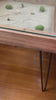 Rustic Display Table with removable glass top - 100% Made in the USA