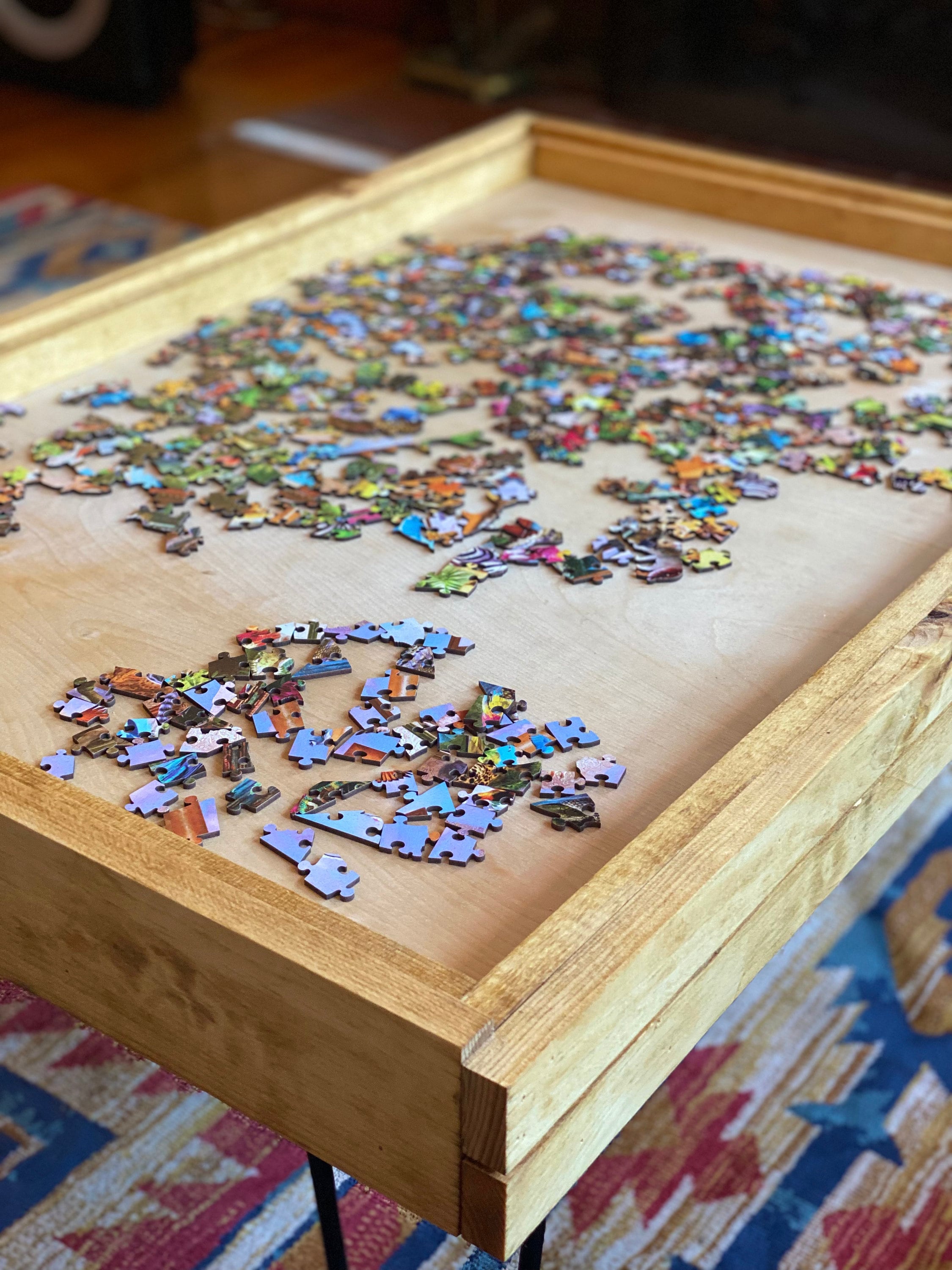 This Coffee Table IS a Jigsaw Puzzle